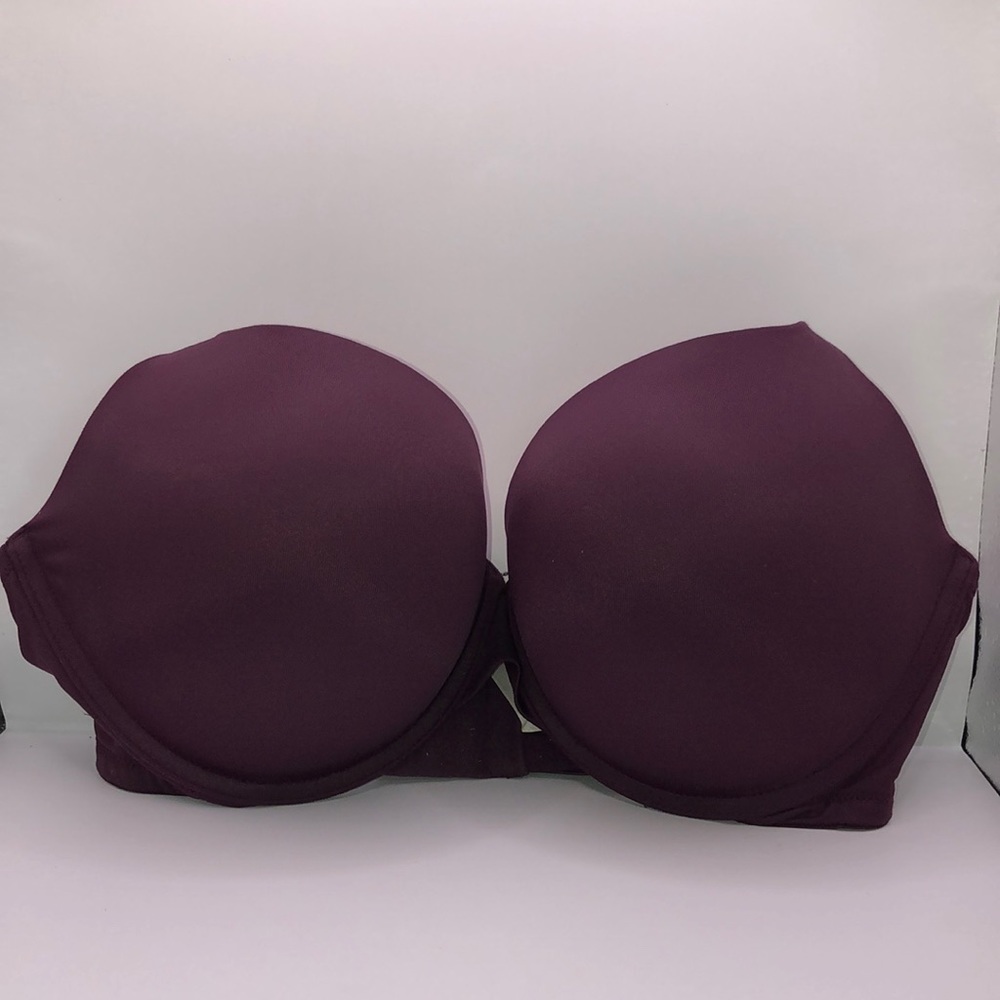 PINK bra size 36DD, burgundy push up